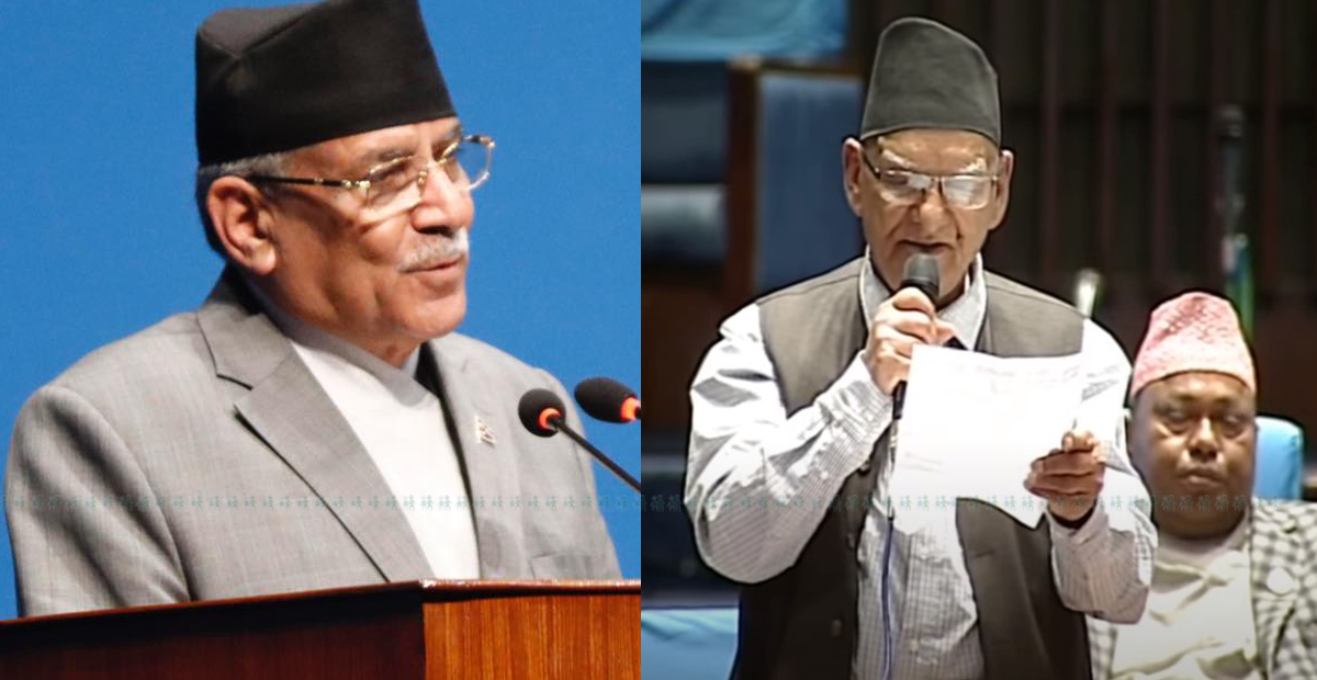 संसदमा चित्रबहादुर केसीको प्रश्न- प्रधानमन्त्रीले पहिलो भ्रमण भारतमै गर्नुपर्ने बाध्यता के हो? (भिडिओ)